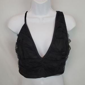 Pretty Little Things Black Crop Top